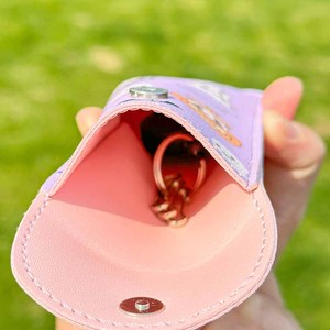 Compact Travel Card Holder with Secure Lock and <strong>Key</strong> Storage <strong>Pouch</strong> - Product Image 2