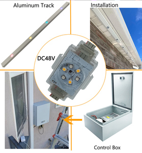 HRSYT piksel LED nokta ışık açık Arch çatı aydınlatma APP akıllı kontrol RGB/RGBW kalıcı tatil dekorasyon LED Soffit işıkları - Product Image 2