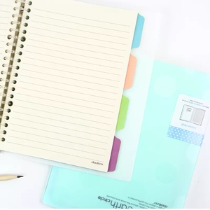 Pure Color PP PVC 20/26/30 Holes Loose Leaf <strong>Notebook</strong> Ruled Page <strong>With</strong> Refill Spiral <strong>Index</strong> Sheet - Product Image 4