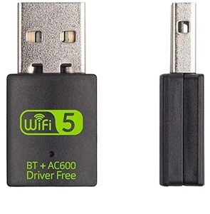 PC/Laptop/Deskto için USB WiFi adaptörü 600Mbps Dual Band 2.4/5GHz Mini harici alıcı ağ kartı - Product Image 1