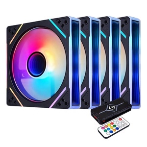 High Quality 4-Pack ARGB2 Mirror Fan 120mm PC Case ATX Cooling System with RGB <strong>Heatsink</strong> and 12V LED CPU Cooler Controller&quot; - Product Image 1