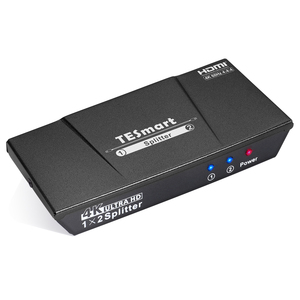 TESmart-Divisor HDMI 4K con gestión EDID inteligente para bares de salas de exposición, función CEC, divisor de vídeo de 1 en 2 salidas - Product Image 1