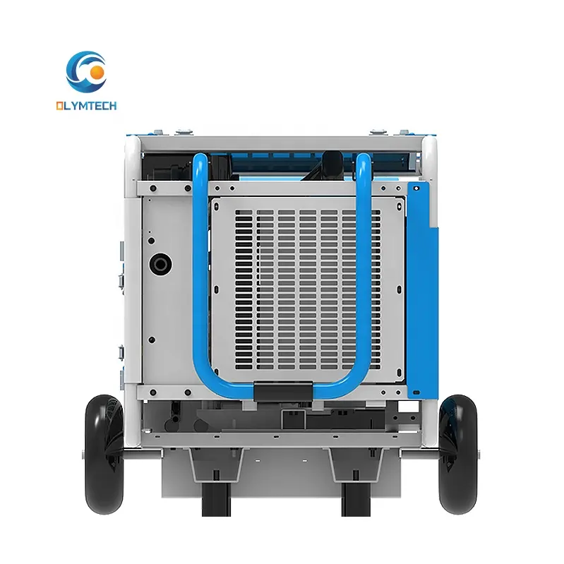 Compresseurs d'air à moteur diesel Olymtech compresseur d'air à essence avec roues compresseur d'air portable
