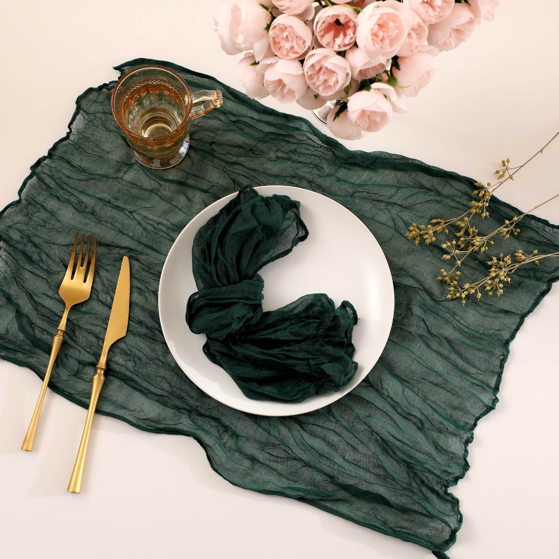 Napkins-dark green 74 dark green