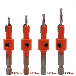 8mm10mm六角シャンクTCT木工皿穴ルータービットセットスクリューエクストラクター木材フライス用