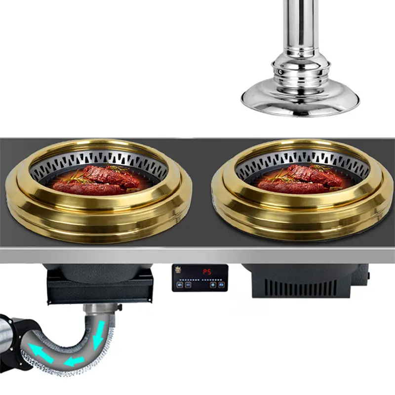 Korean Restaurant Infrared Heating Electric BBQ Grills Smokeless Barbeque grill