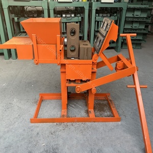 QT2-40半自动粘土砌块机空心挤出机制造土坯砖 - Product Image 3