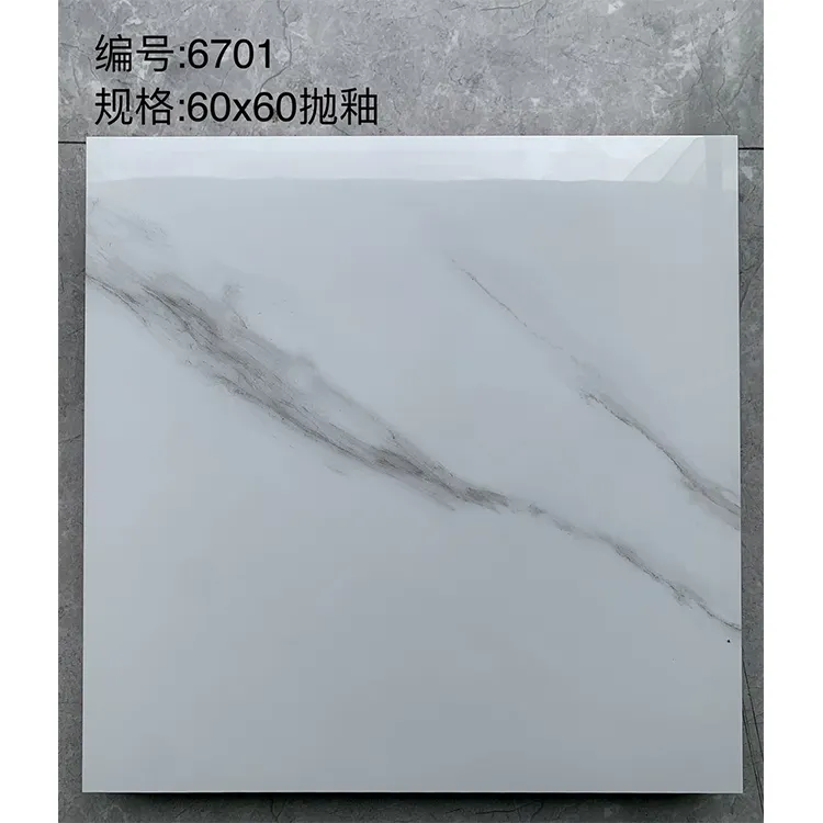 Fornitore miglior prezzo casa Dubai fiore bianco 60x60 porcellana smaltata vetrata pavimento in ceramica piastrelle smaltate