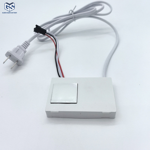 Interruptor de un solo toque de 12V, 2A, 24W, luz Led de maquillaje para baño, Mini interruptor de Sensor táctil inteligente de cristal de alta calidad