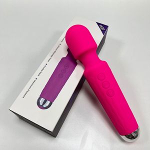 2025 gran oferta carga USB potente barra AV vibradora 20 frecuencia 8 velocidades vibrador de masturbación impermeable para mujer - Product Image 3