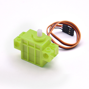 Geekservo Motor 360 derece sürekli rotasyon programlanabilir elektrikli yapı taşları Arduino için yeşil Servo Motor