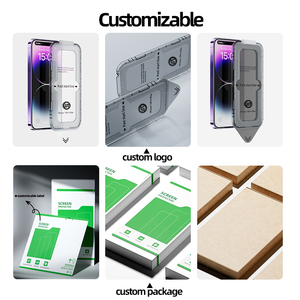 Bán Buôn Đầy Đủ Màn Hình HD Glass Tempered Glass Điện Thoại Di Động Bảo Vệ Màn Hình Cho Iphone 15 Với Công Cụ Cài Đặt - Product Image 6