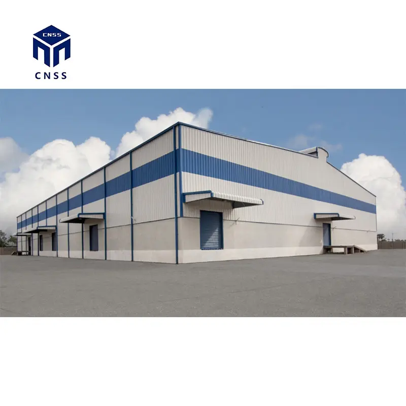 Lage Kosten Hoge Kwaliteit Industriële Stalen Structuur Prefab Magazijn/Werkplaats/Hangar/Hotel Gebouw