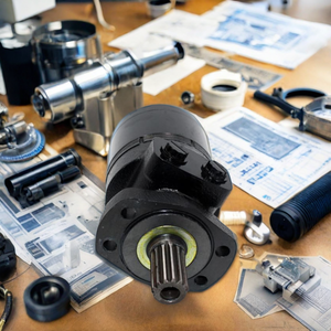 Replacement Hybrid Hydraulic <strong>Motor</strong> 250 315 400 500 Parker Orbit TE/TB/TF/TG Models TF0360EW260LAAY Hydraulic Valves