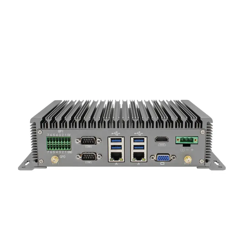 Scatola incorporata per pc GPIO NUC industriale con sei porte COM