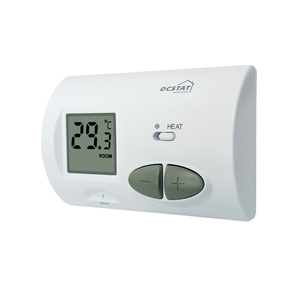 Aquecimento não programável simples do assoalho do controlador de temperatura branco do ABS 230V termostato HVAC prendido para a caldeira