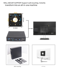 Venta al por mayor Mini PC con MVME SSD Win10/11 Linux Computadora de escritorio Precio de fábrica 12th Gen I5/I7 Educación Mini PC BOX - Product Image 5