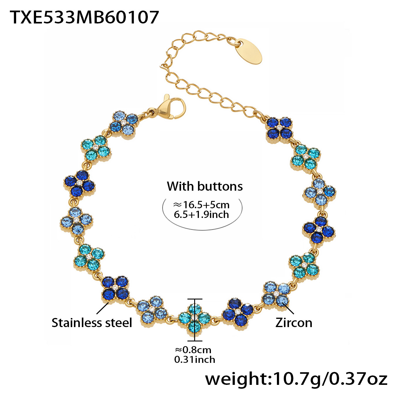 Blue-bracelet