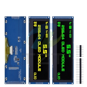 TZT 5.5 pollici OLED Display LCD colore verde/giallo 256x64 Drive SSD1322 interfaccia SPI/porta parallela a 8 bit per Arduino UNO R3