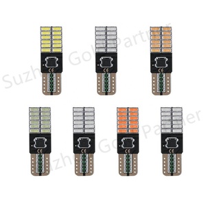 ไฟสัญญาณ LED T10 24SMD โคมไฟ CANbus W5W 12V 6000K ป้ายทะเบียนสว่างมากภายใน T10หลอดไฟ LED Dahua สากล - Product Image 3