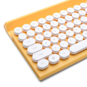 Juego de teclado y ratón inalámbricos para ordenador portátil, 2,4G, USB, botón redondo - Product Image 4