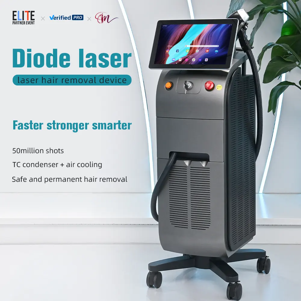 Epilatore Laser diodo professionale 2400W stazionario 3 in 1 Laser epilazione e bellezza macchina