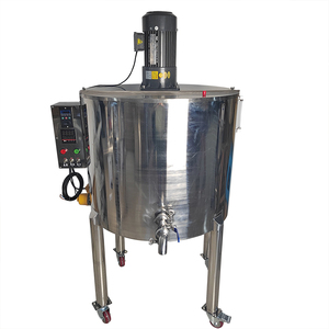 200L Heating Mixing Bucket 0.75Kw <strong>Mixer</strong> <strong>Customized</strong> High-speed Homogenizer Electric Heating Liquid - Product Image 2