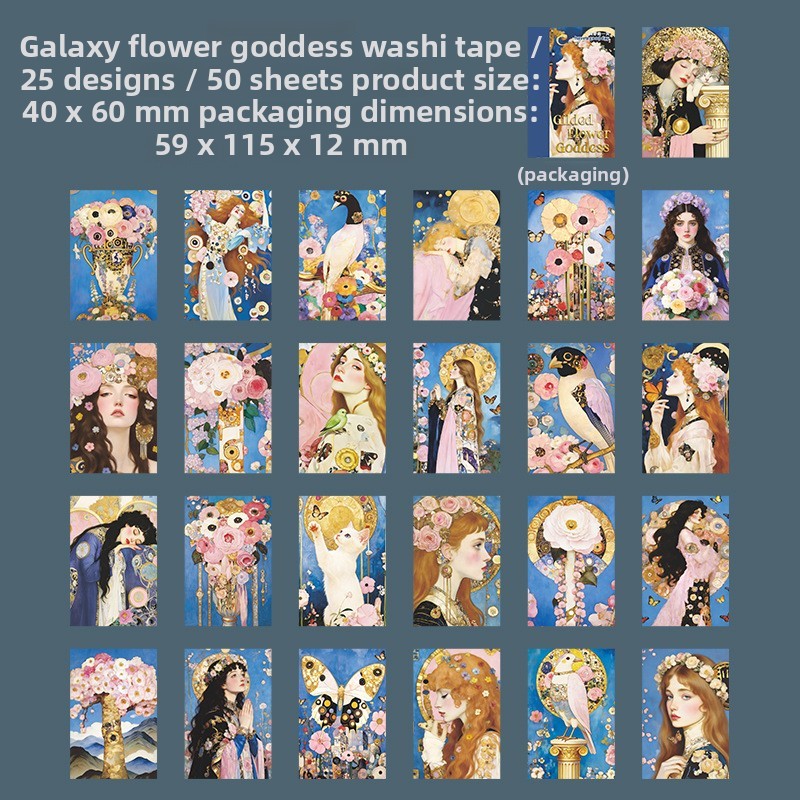 Une déesse des fleurs de la rivière des étoiles-blanc