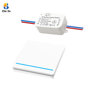 Interruptor inteligente inalámbrico para el hogar, receptor de Control remoto RF de 433Mhz, controlador de botón, interruptor transmisor de Panel de pared 86 - Product Image 1