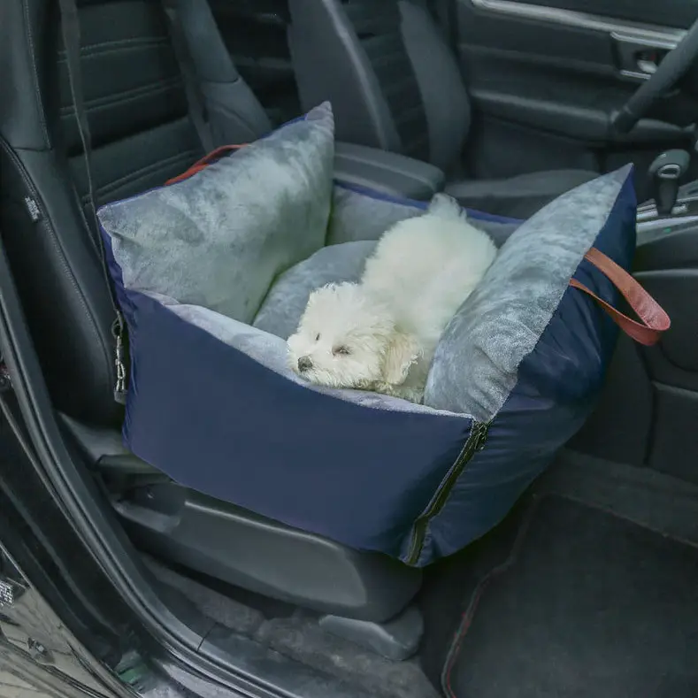 Sac de siège multifonction de haute qualité, étanche avec ceinture de sécurité et laisse pour chien, sac de siège d'appoint de voyage pour chien, voiture, lit de transport pour animaux de compagnie
