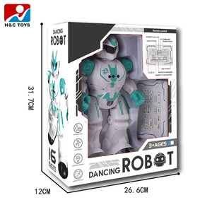 Robots de programación de control remoto multifunción robot de baile RC con juguetes robot de luz y música