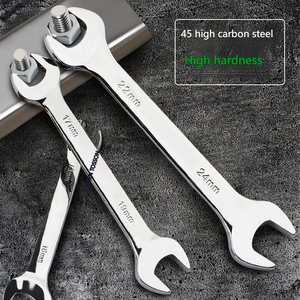 Yüksek kaliteli kombinasyon anahtar alet seti 6/7/8/10/12 adet açık uç anahtarı metrik cilalı OEM özelleştirilebilir donanım onarım aracı - Product Image 6