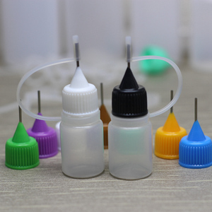 <strong>3ml</strong> 5ml 10ml 15ml 20ml 30ml 50ml 60ml 100ml 120ml <strong>PE</strong> Plastic Squeezable <strong>Dropper</strong> <strong>Bottles</strong> With Needle Tip Caps for Glue/Liquid/Oil - Product Image 2