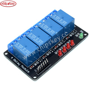 4003 4-Kanal 5V Relais modul Schwarz Blau DSP PIC Elektronisches Sensor modul für Arduinos Kit enthalten - Product Image 3
