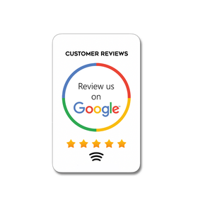 Riutilizzabile NFC Smart Review Card con codice QR 13.56 MHz interfaccia di comunicazione RFID Tap per la revisione con Google - Product Image 3
