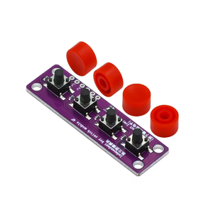 Módulo de interruptor táctil de cuatro botones compatible con Raspberry PI 51 MCU Sensor para Boa y kits de desarrollo electrónico