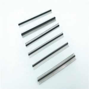 2.54mm単列ピンヘッダーS/t 1*60ピンウェイヘッダーピンコネクタ女性ヘッダーDIP単列男性PCBコネクタ - Product Image 1