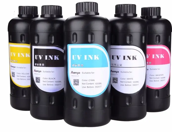 Custom Sublimation Ink UV Ink 500ml/1000ml for PVC Card Printer Machine UV Ink Printer I3200 XP600