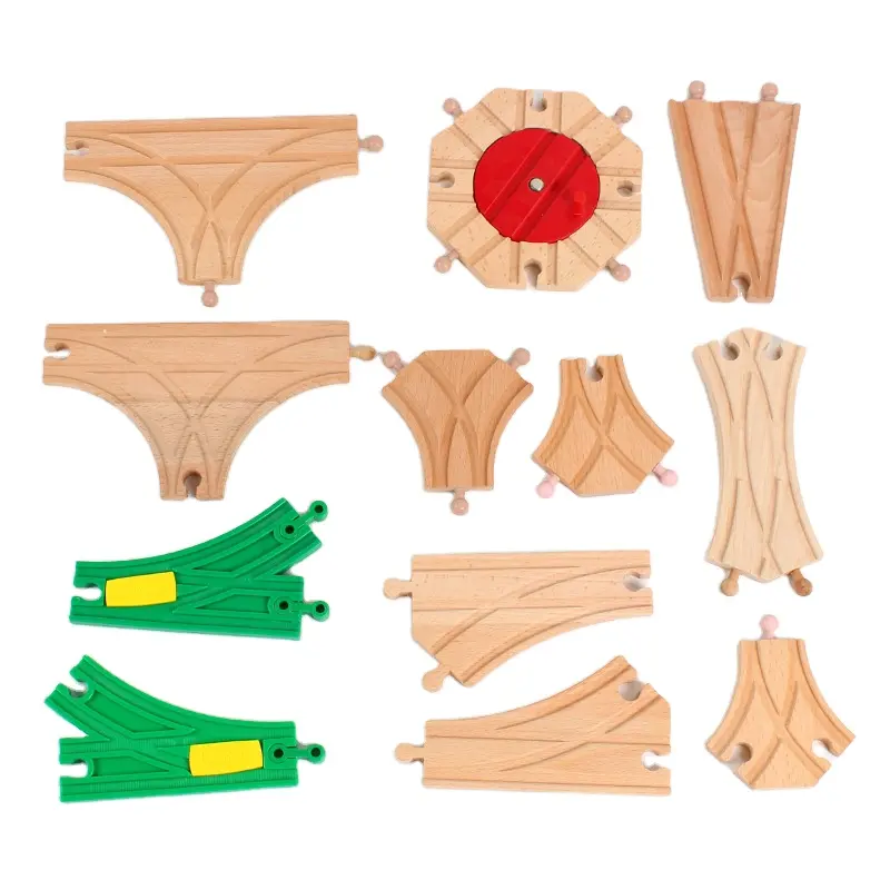 مجموعة ألعاب تعليمية للأطفال من سلسلة شوك خشبية من توماس