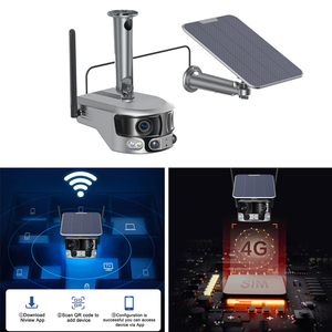 Nivew 4mp Dual Lens Network <strong>Camera</strong> 4MP Smart Ir Ai Security <strong>Camera</strong> Ip 180 Degree Panoramic Bullet Cctv <strong>Camera</strong> - Product Image 5