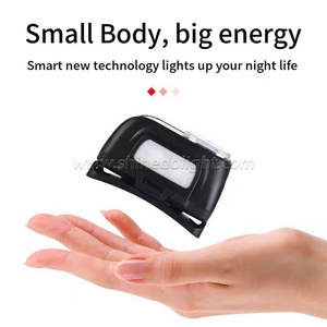 Có thể sạc lại không thấm nước COB LED cắm trại Đèn pha với ánh sáng màu đỏ, đầu <span class=keywords><strong>torchlight</strong></span> cảm biến sáng đèn pin - Product Image 2