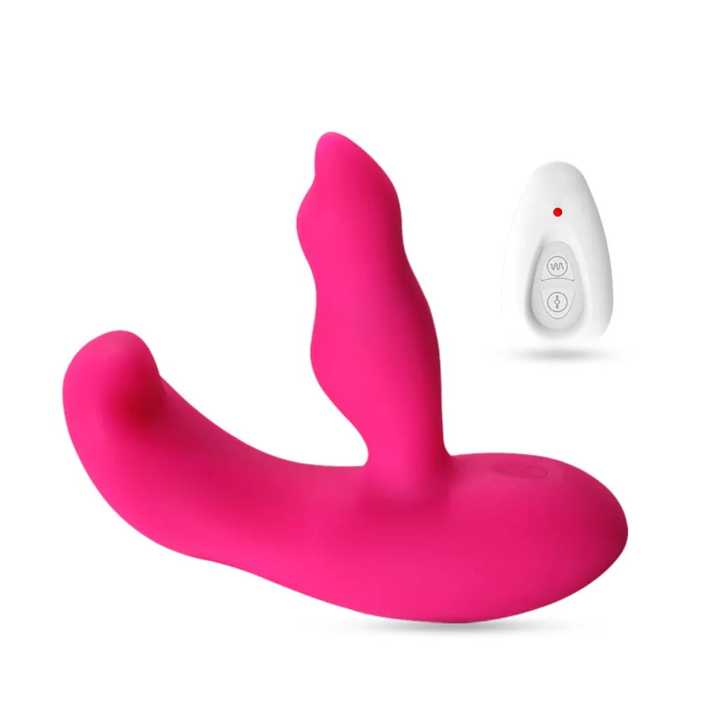 جهاز لعبة ماركة ليفيت للتأثيرات الجنسية للفتيات، جهاز تدليك هزاز لون وردي مع جهاز تحكم عن بعد للبيع بالجملة #16022