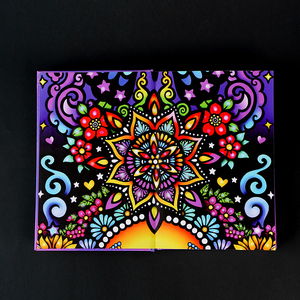 Cuaderno de notas de tapa dura A5 de estilo de lujo personalizado, borde dorado láser, páginas interiores coloridas, cubierta de papel elegante láser, cuaderno de diario - Product Image 6