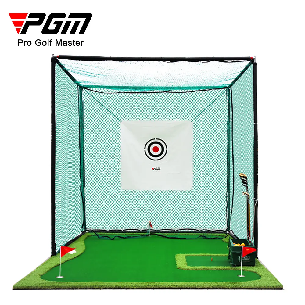 PGM LXW001 Factory 3M Heavy-Duty Outdoor Golf Cage Training Practice Return Net for Backyard Driving Golf Training Aids