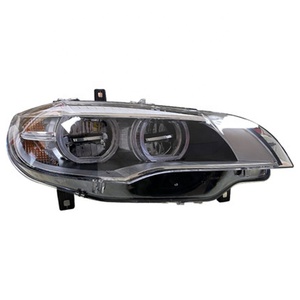 Kafa ışık BMW X6 E71 E72 2008 - 2014 eski için değiştirin yeni stil 4 fonksiyonlar gün ışığı sinyal düşük yüksek işın ön tampon lamba - Product Image 1