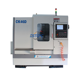 4 Axis Horizontal Slant Bed CK46D <strong>CNC</strong> <strong>Lathe</strong> <strong>Machine</strong> Tool Mini <strong>Lathe</strong> <strong>CNC</strong> <strong>Machine</strong> <strong>Process</strong> With 4 + 4 Milling Head - Product Image 1