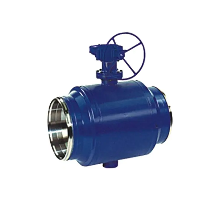 Large size Worm Gear Full Bore fully welded ball valve