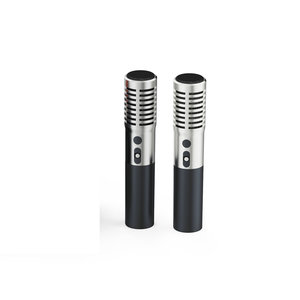 1000w bas akıllı çift mikrofon Bluetooth hoparlör ev Karaoke makinesi sistemi için USB iletişim ile yüzen şarkı sözleri - Product Image 4