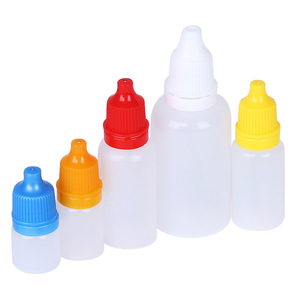 5毫升10毫升塑料空定制彩色可挤压隐形眼镜溶液液体滴管瓶 - Product Image 1