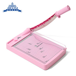 JIELISI Anpassbarer Hochleistungs-Papiers ch neider Pink Manueller Papiers ch neider Guillotine Desktop Craft Tools im Format A4 - Product Image 1